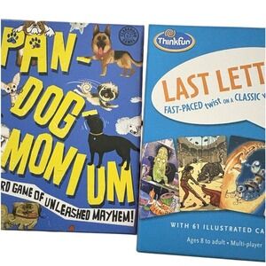 Bundle of 2 Family Games –‎ Pandogmonium & Last Letter – Fun for Kids & Adults